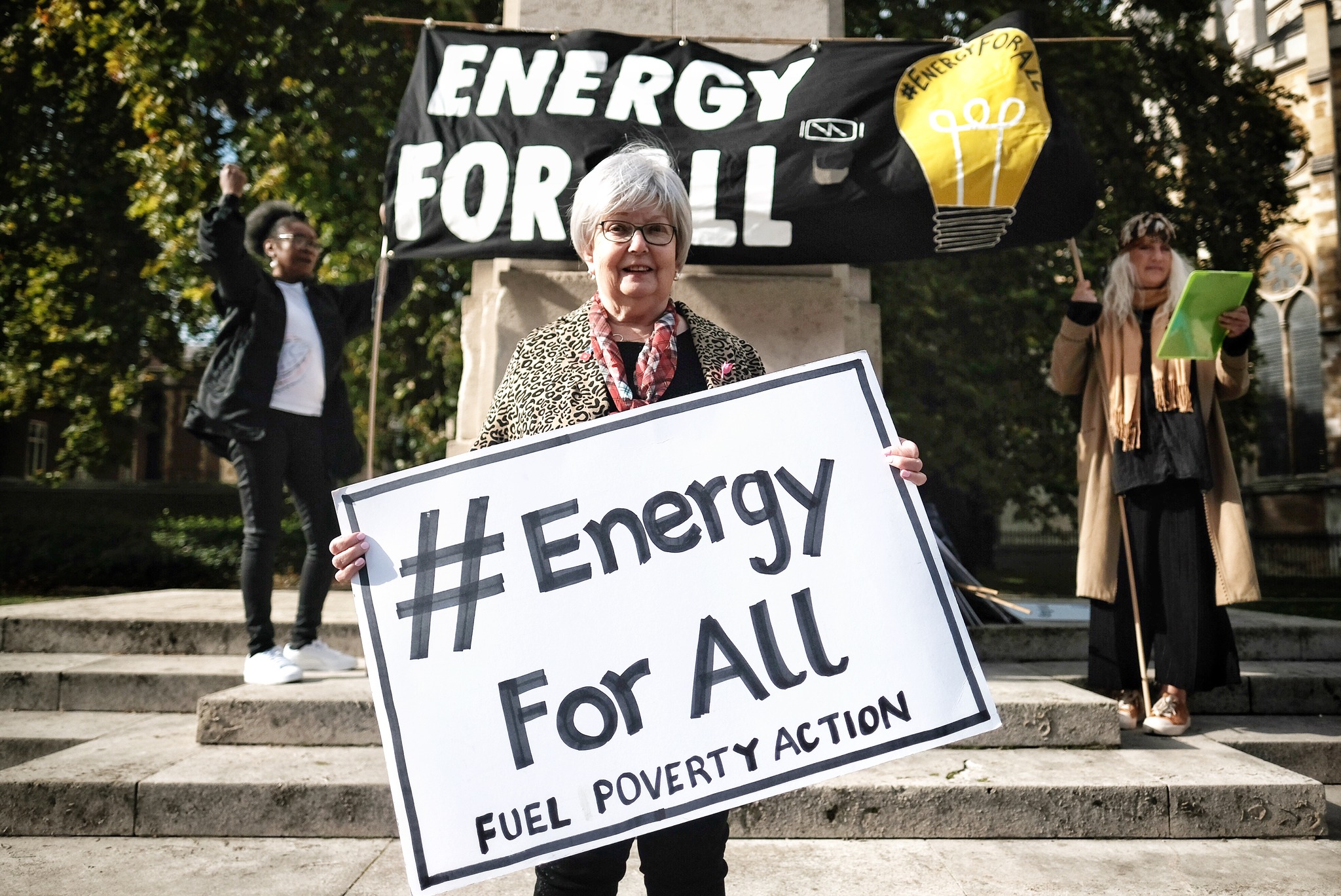 Protesters Raise Issue Of Fuel Poverty In Westminster End Fuel 